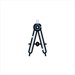 vector illustration of a tripod