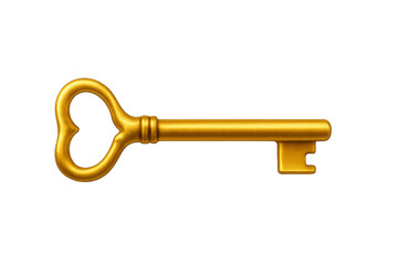 Golden Key: This detailed image showcases a golden key. It is a visual representation of access, security, and opportunity.