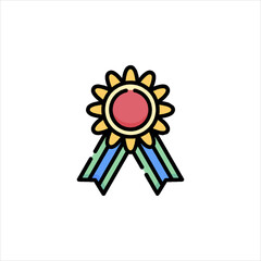 award ribbon rosette