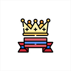 crown on a chair