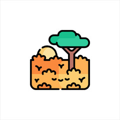 vector illustration of a tree