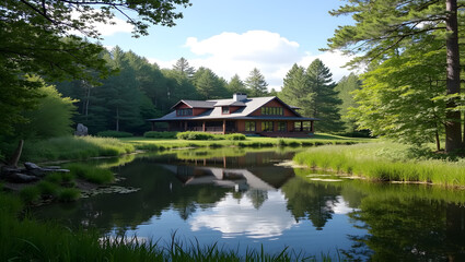 Charming lakeside retreat with nature trails