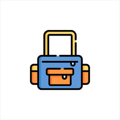 vector suitcase icon