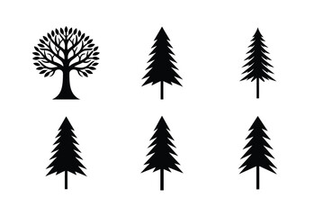 Forest Inspired Tree Symbol Graphic