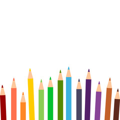 Colored Pencils Footer