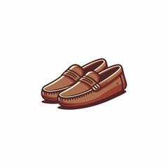 Naklejka premium vector shoes logo template