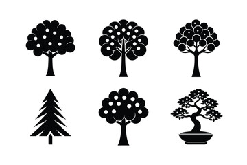 Nature Tree Vector Design Elements