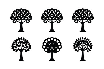 Contemporary Forest Tree Illustrations