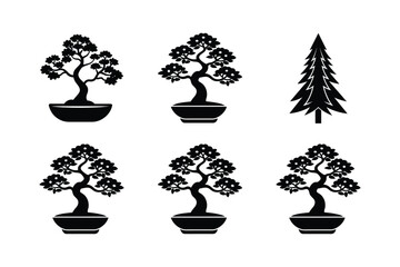 Minimal Forest Tree Icon Design