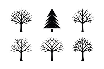Stylized Tree Icon for Nature Design