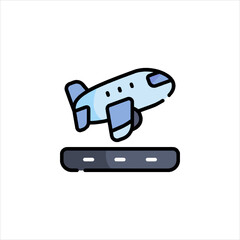 vector illustration of a black cat