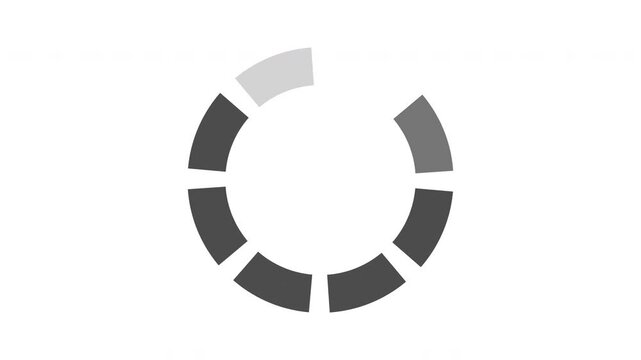 Video motion animation 4k.animation loading on white background