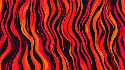 Background with a pattern of tiger stripes, tiger color. Tiger skin background or texture.