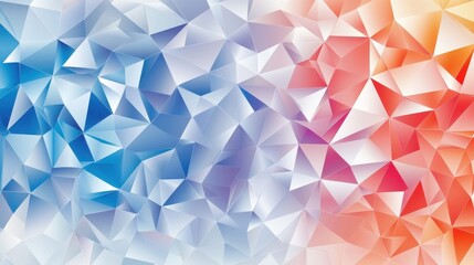 Fototapeta premium abstract colorful low poly geometric background