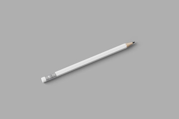 Pencil Mockup 3. 3D Render