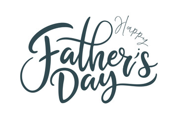 Happy Father's Day Typography Vector Art Design

