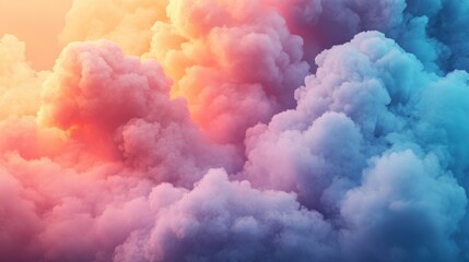 Fototapeta premium PNG. Cloud clouds illustration colors.