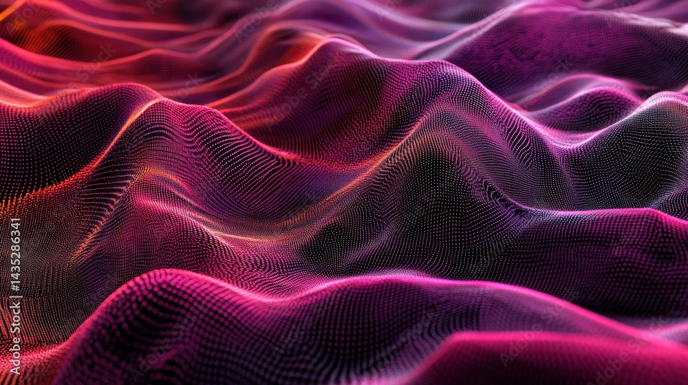 Poster futuristic point wave. abstract background with a dynamic wave.connecting background. abstract wave.