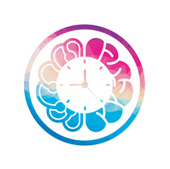 Brain Time Logo Design Template, Element Design, Vector Design