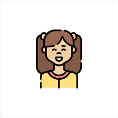 girl with headphones