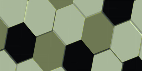Abstract 3d colorful soft light hexagonal seamless geometric texture pattern surface bright light honeycomb metal hexagon design.	
