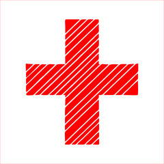 Fototapeta premium medical cross sign