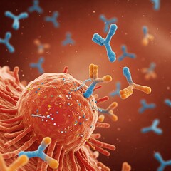 3d rendered illustration of a virus