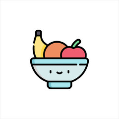 ice cream with fruits