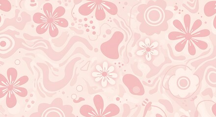 Fototapeta premium Blushing Bloom AI Generated