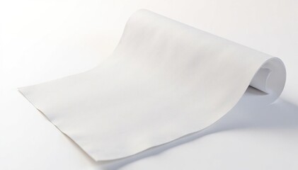 Close-up of ballot paper, isolated on white background, ballot, form