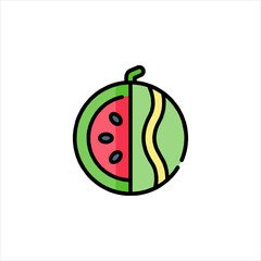 vector illustration of an apple
