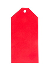 blank discount tag isolated