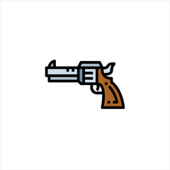 hand with gun