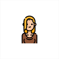 girl with headphones