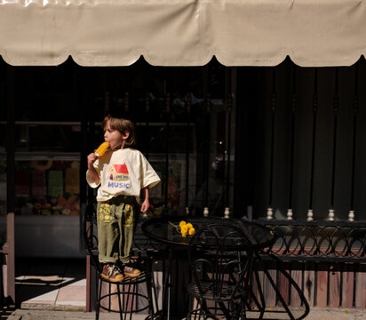 Tiny, Stylish Rebel with a Popsicle
