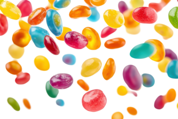 Colorful jelly falling visuals for eye catching designs that feel cheerful and full of flavor