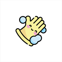 Obraz premium baby hand holding a heart