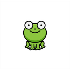 funny frog cartoon