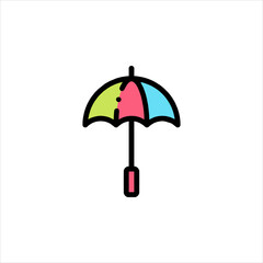 hand holding umbrella