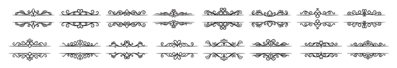 Elegant luxury vintage decorative border