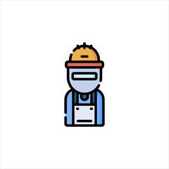 Obraz premium funny cartoon builder