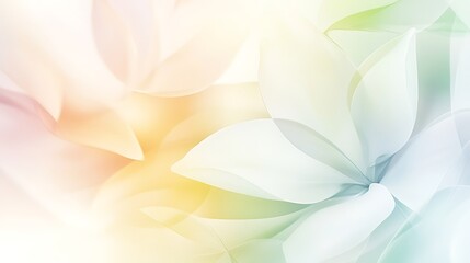 Pastel Floral Background with Soft Bloom.