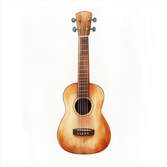 Obraz premium guitar isolated Watercolor style on white background