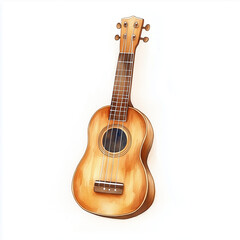 Obraz premium guitar isolated Watercolor style on white background