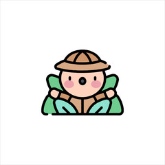 funny cartoon farmer