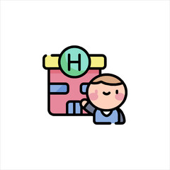businessman with a key