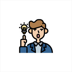 businessman cartoon character