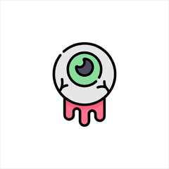 vector illustration of an eye