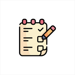 hand holding a clipboard