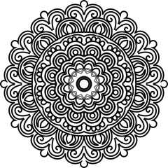 Simple Mandala Outlines for Beginners and Experts